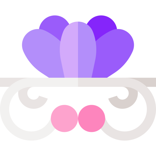 Цветочный дизайн Basic Straight Flat иконка