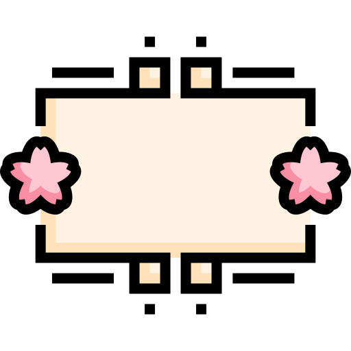 Cherry blossom Detailed Straight Lineal color icon