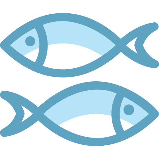 peixes Generic Blue Ícone