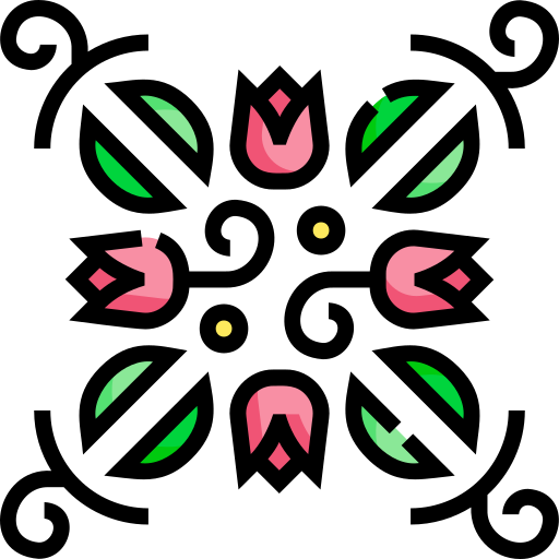 Тюльпан Detailed Straight Lineal color иконка