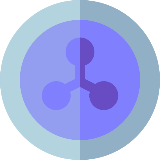 bitcoin Basic Straight Flat Icône