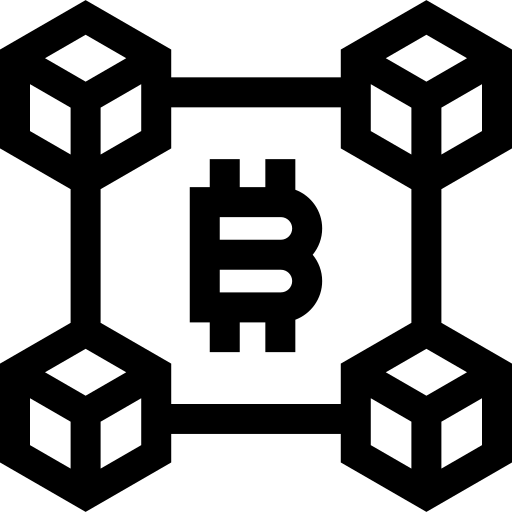 cryptovaluta Basic Straight Lineal icoon