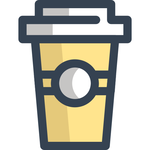 café Generic Outline Color icono