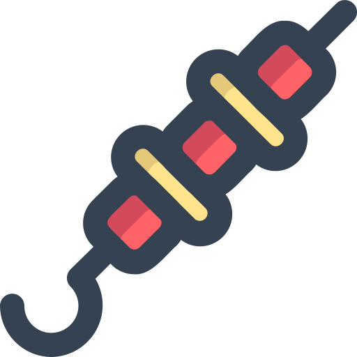 Skewer Generic Outline Color icon