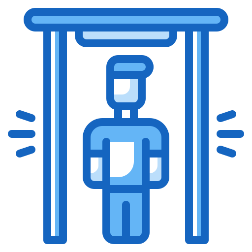 sicherheits-tor Generic Blue icon