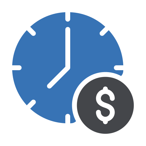 Время - деньги Generic Blue иконка