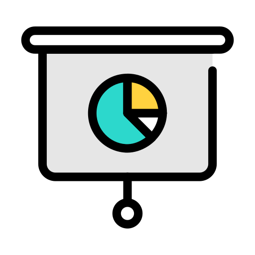 프레젠테이션 Generic Outline Color icon