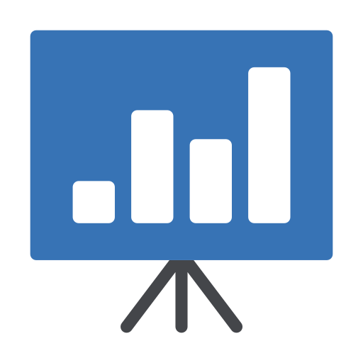 analyse des données Generic Blue Icône