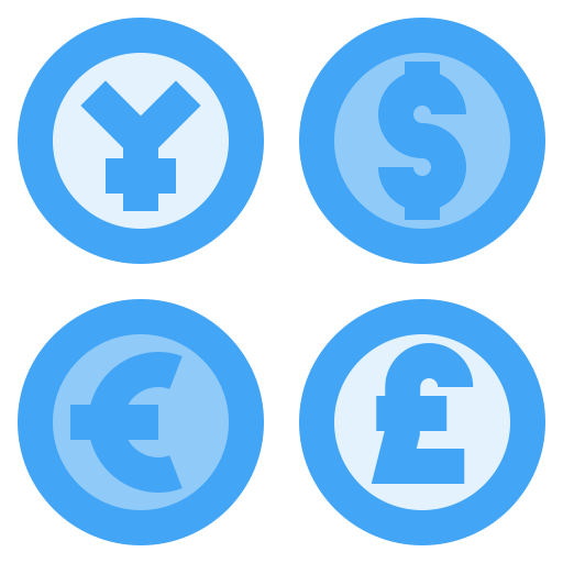 valuta's Generic Blue icoon
