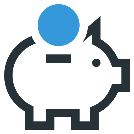 Piggy bank Generic Mixed icon