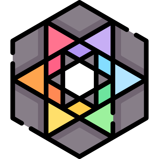 Hexagram Special Lineal color icon