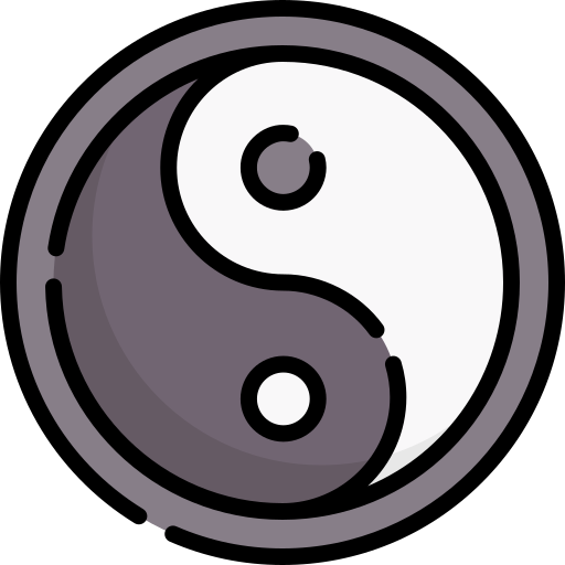 yin-yang Special Lineal color icon