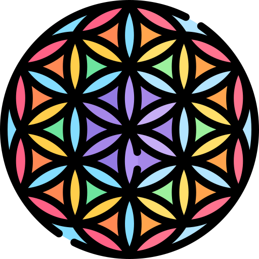 Flower of life Special Lineal color icon