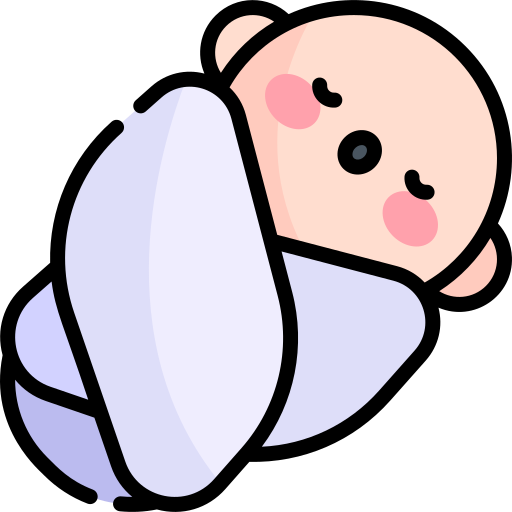 Baby Kawaii Lineal color icon