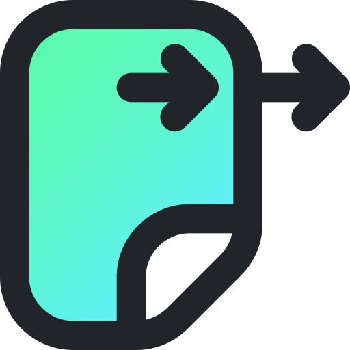 datentransfer Generic Outline Gradient icon