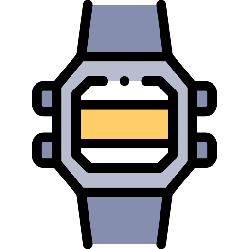 Watch Detailed Rounded Lineal color icon
