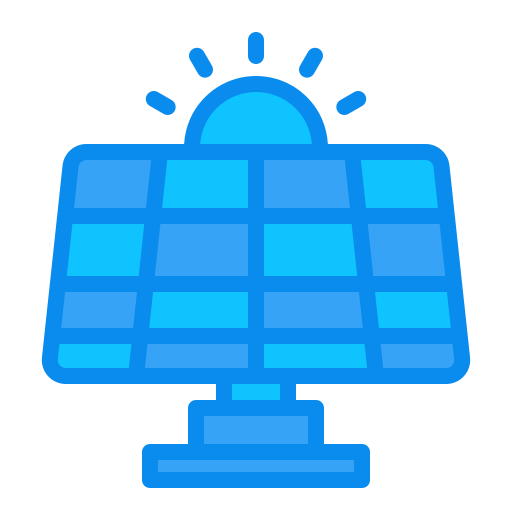 pannello solare Generic Blue icona
