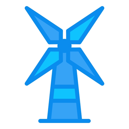 풍차 Generic Blue icon