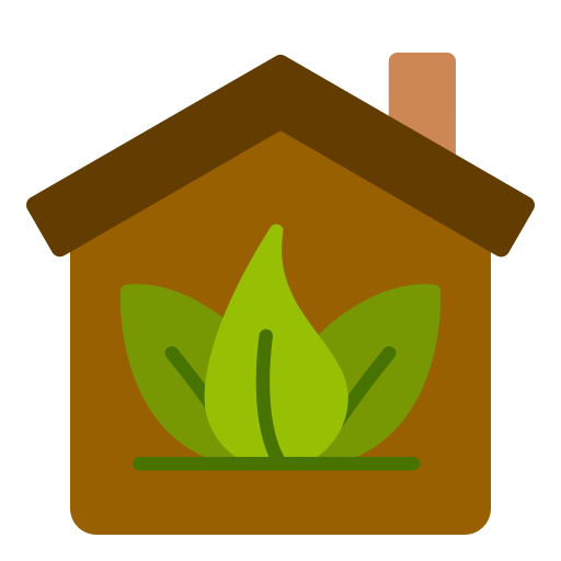 zielony dom Generic Flat ikona