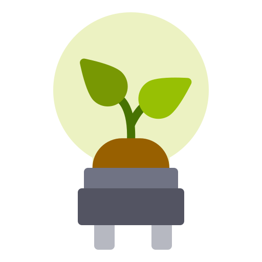 bombilla ecológica Generic Flat icono