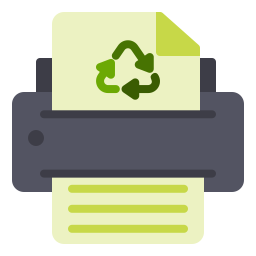 reciclaje de papel Generic Flat icono
