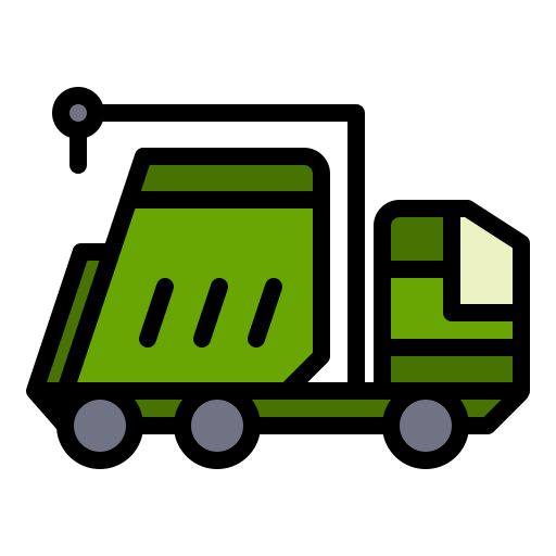 Trash truck Generic Outline Color icon