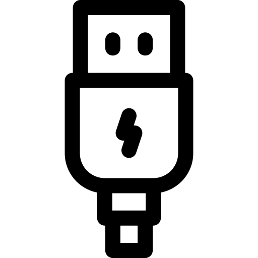 usb Basic Rounded Lineal icoon