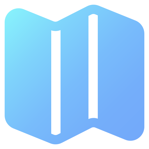 지도 Generic Flat Gradient icon