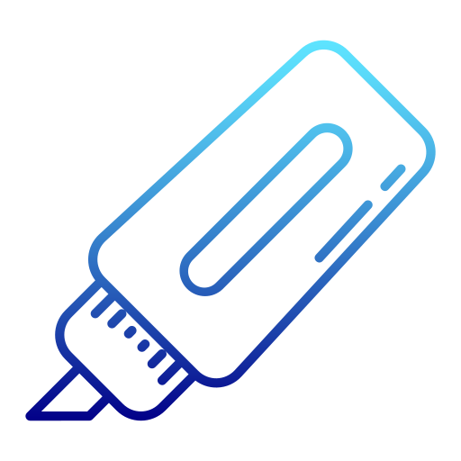 markeerstift Generic Gradient icoon