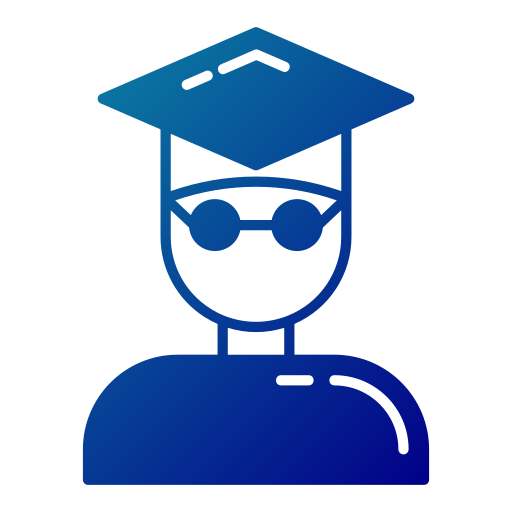 student Generic Flat Gradient icoon
