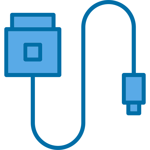 cable de datos Generic Blue icono