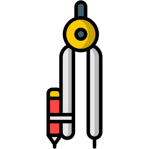 나침반 Generic Outline Color icon