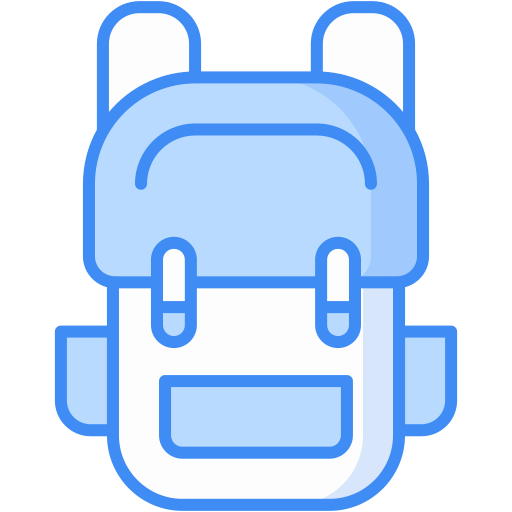 bolsa para la escuela Generic Blue icono