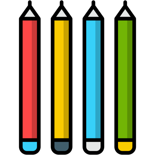 色鉛筆 Generic Outline Color icon