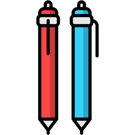 penna a sfera Generic Outline Color icona