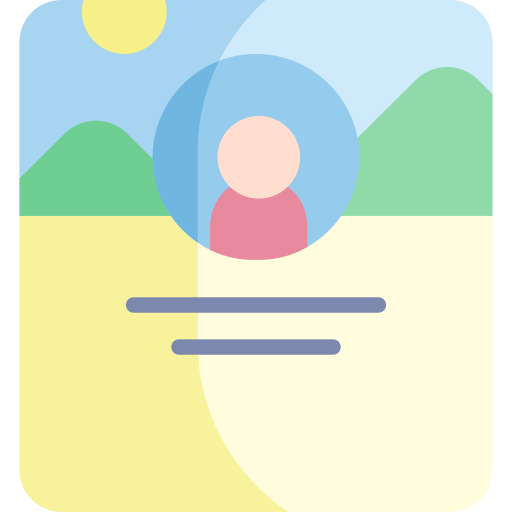 perfil Kawaii Flat icono