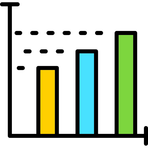 graph Generic Outline Color icon
