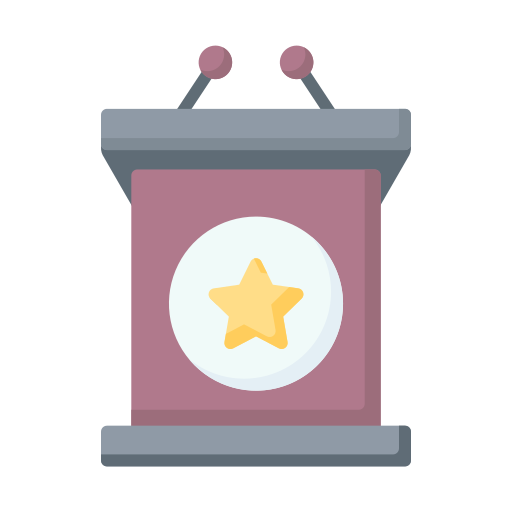 Podium Generic Flat icon
