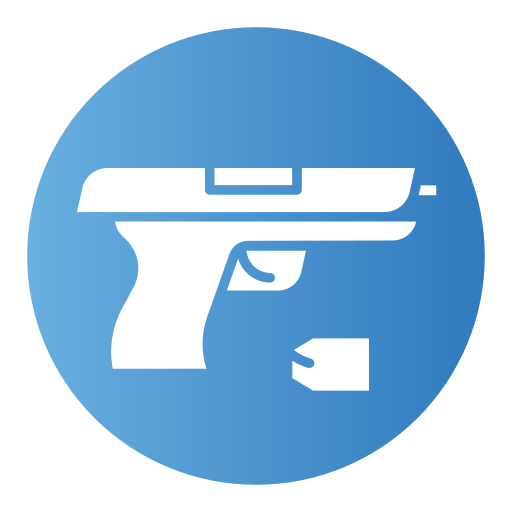 pistolet Generic Flat Gradient ikona