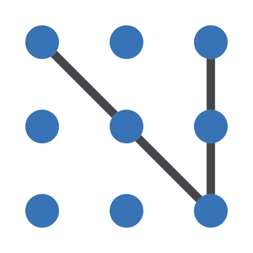 patroonvergrendeling Generic Blue icoon