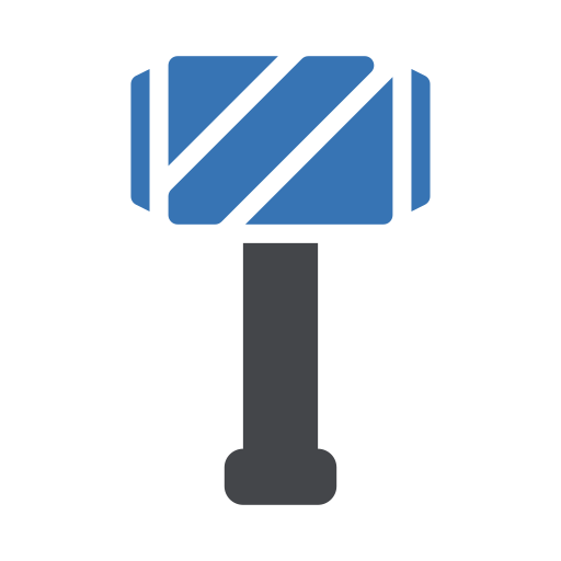martillo Generic Blue icono