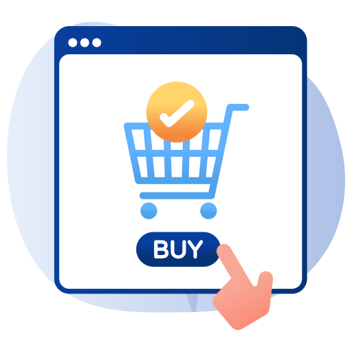 Online shopping Generic Rounded Shapes icon