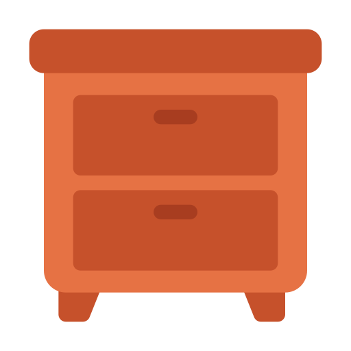 Bedside table Generic Flat icon