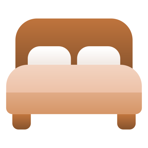 cama matrimonial Generic Flat Gradient icono