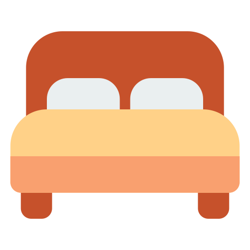 cama matrimonial Generic Flat icono
