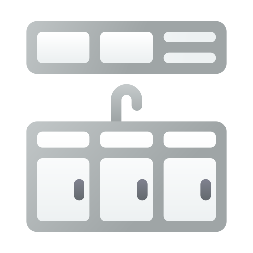 Kitchen cabinet Generic Flat Gradient icon