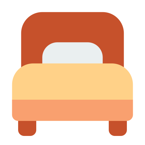 싱글 침대 Generic Flat icon