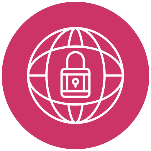 globalne bezpieczeństwo Generic Flat ikona
