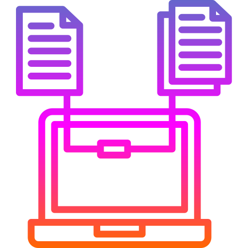 document Generic Gradient icoon