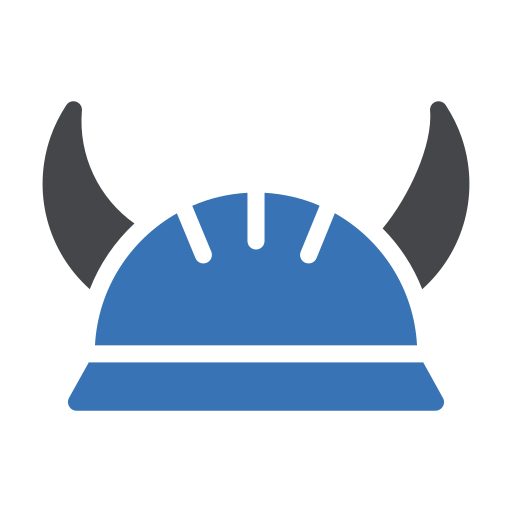 casque viking Generic Blue Icône